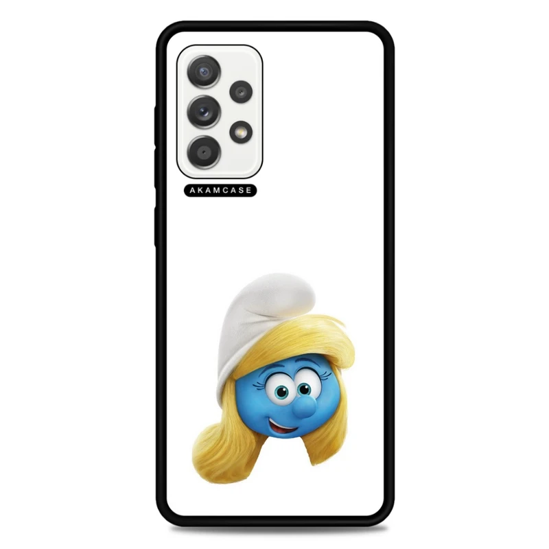 کاور آکام مدل AMC-WSGA52-SMURFS-11 مناسب برای گوشی موبایل سامسونگ Galaxy A52