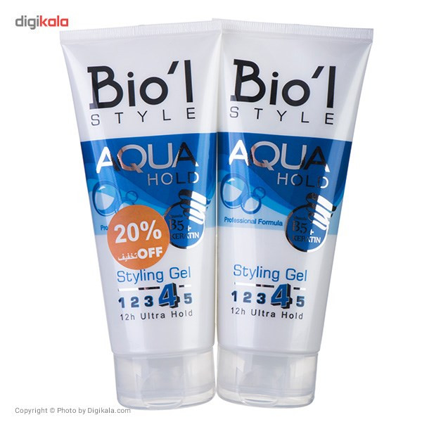 پک ژل موی سر 2 تایی بیول مدل AQUA Hold حجم 200 میلی لیتر پک ژل موی سر 2 تایی بیول مدل AQUA Hold حجم 200 میلی لیتر