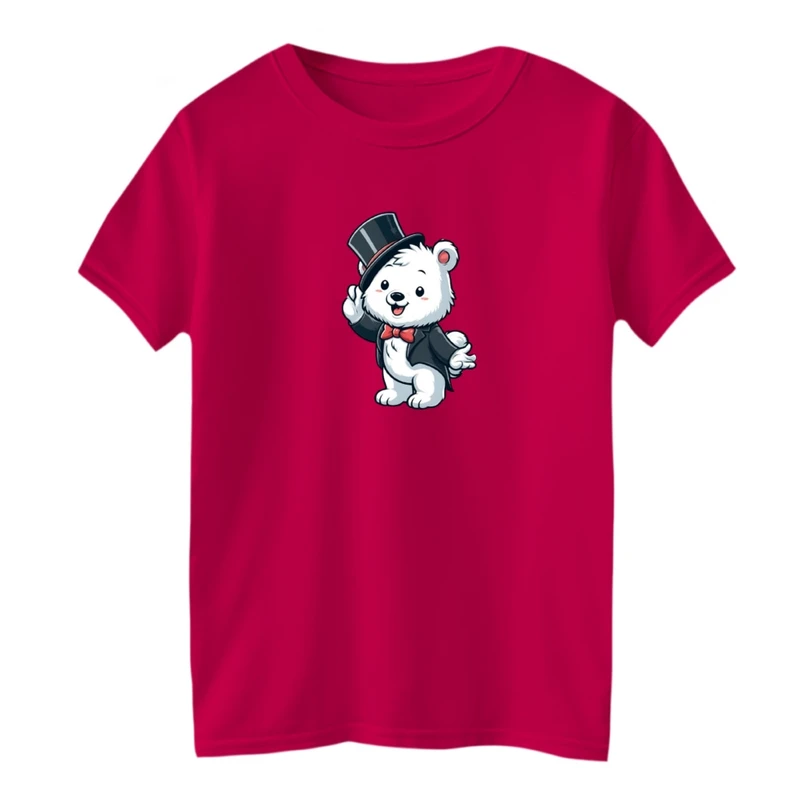 تی شرت آستین کوتاه بچگانه مدل خرسی کد01