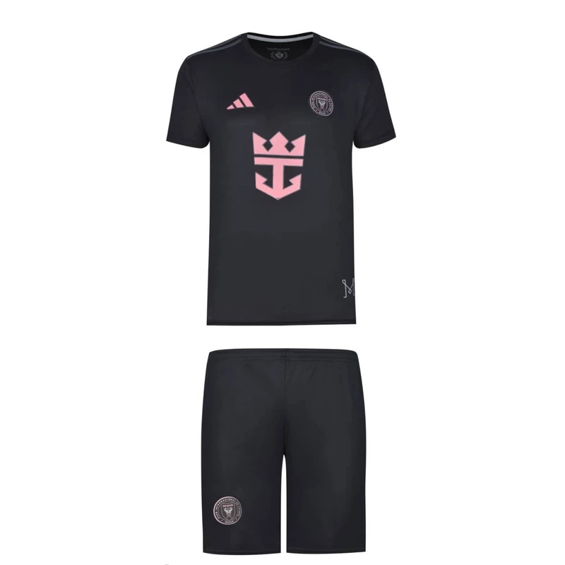 ست تی‌شرت و شلوارک ورزشی پسرانه مدل اینترمیامی طرح مسی 2026m