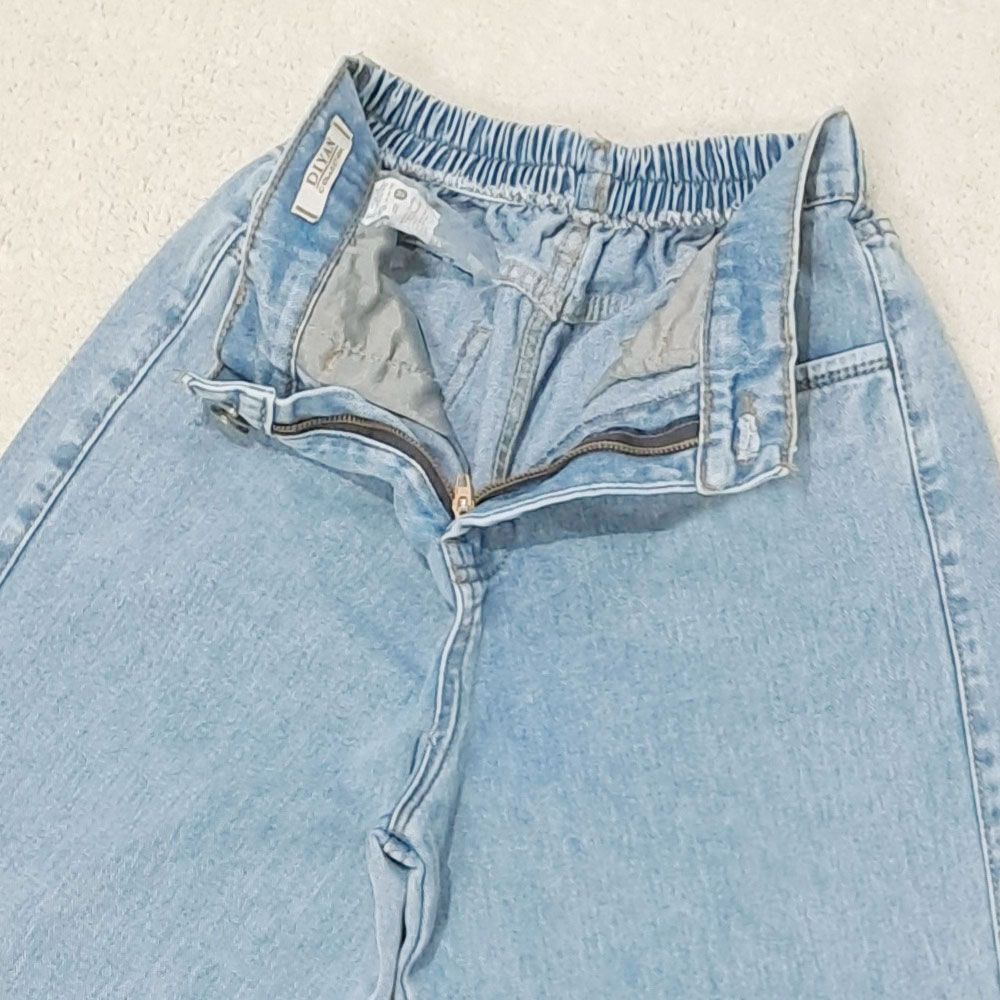 شلوار جین راسته زنانه دیان مدل نیم بگ -  - 27