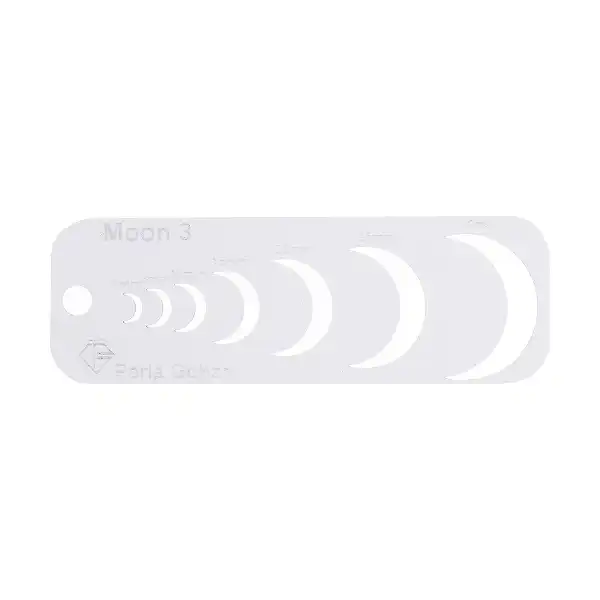 شابلون پارلا گوهر طرح ماه کد 5033