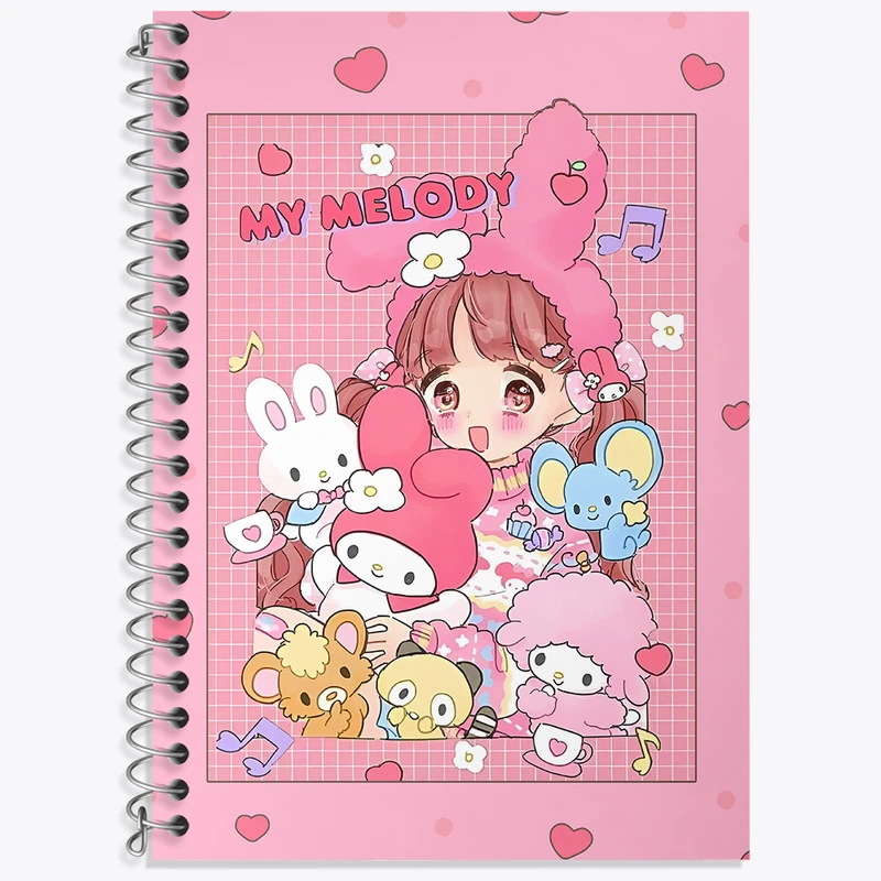 دفتر زبان 50 برگ خندالو مدل سه خط طرح ملودی کد N3996