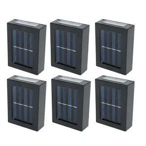 چراغ پارکی خورشیدی سولونیکس مدل  4LED-Solar-Wall Lamp مجموعه 6 عددی 
