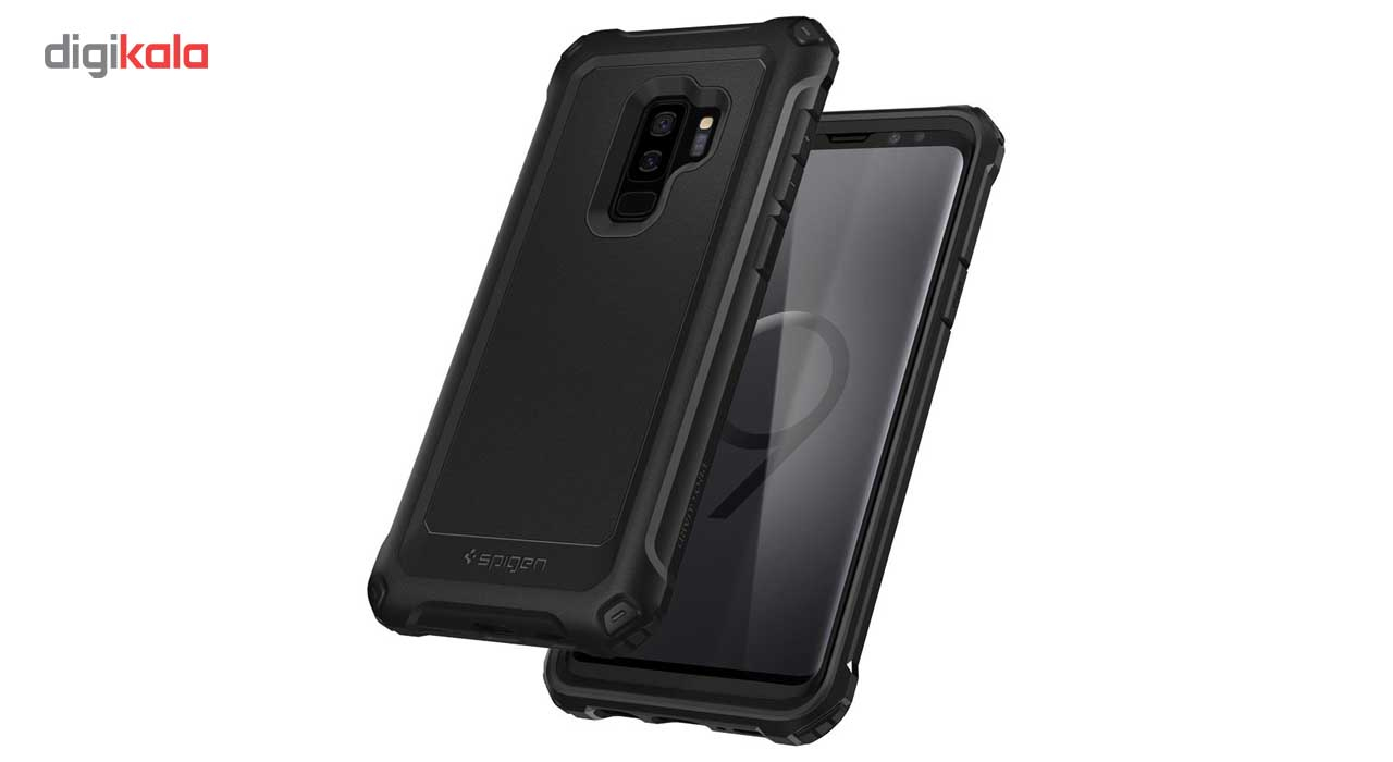 کاور اسپیگن مدل Pro Guard مناسب برای گوشی موبایل سامسونگ S9 plus به همراه محافظ صفحه نمایش