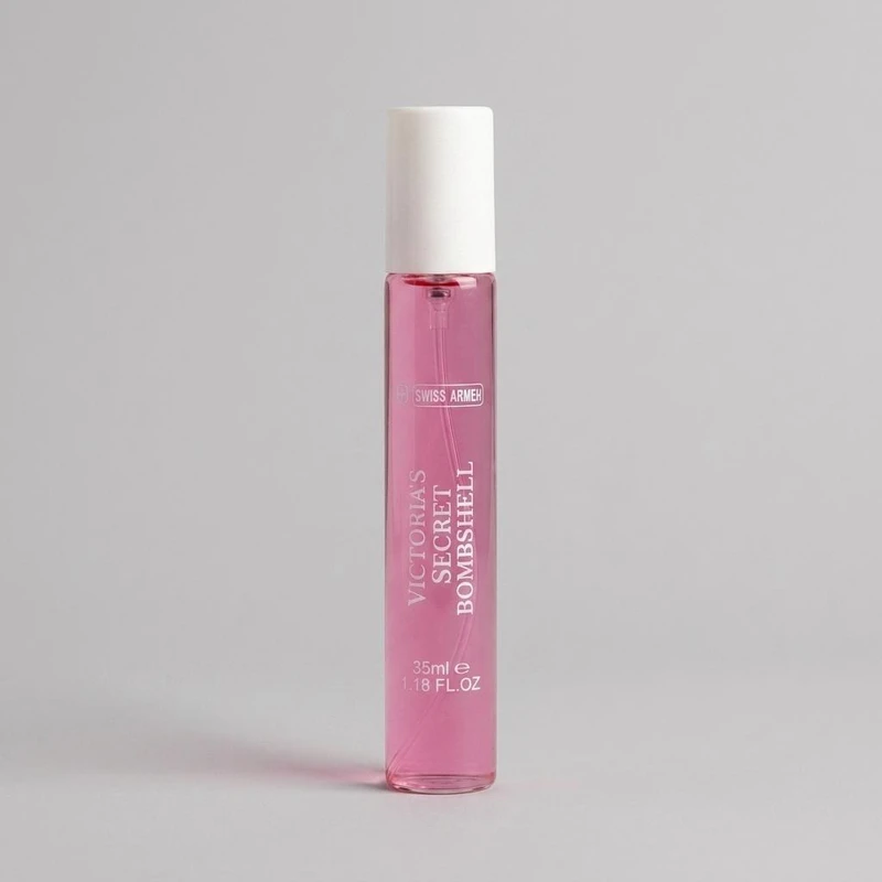 عطر جیبی زنانه سوئیس آرمه مدل VICTORIA'S SECRET BOMBSHELL با رایحه معتدل و شیرین حجم ۳۵ میلی‌لیتر