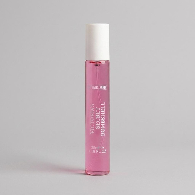عطر جیبی زنانه سوئیس آرمه مدل VICTORIA'S SECRET BOMBSHELL با رایحه معتدل و شیرین حجم ۳۵ میلی‌لیتر