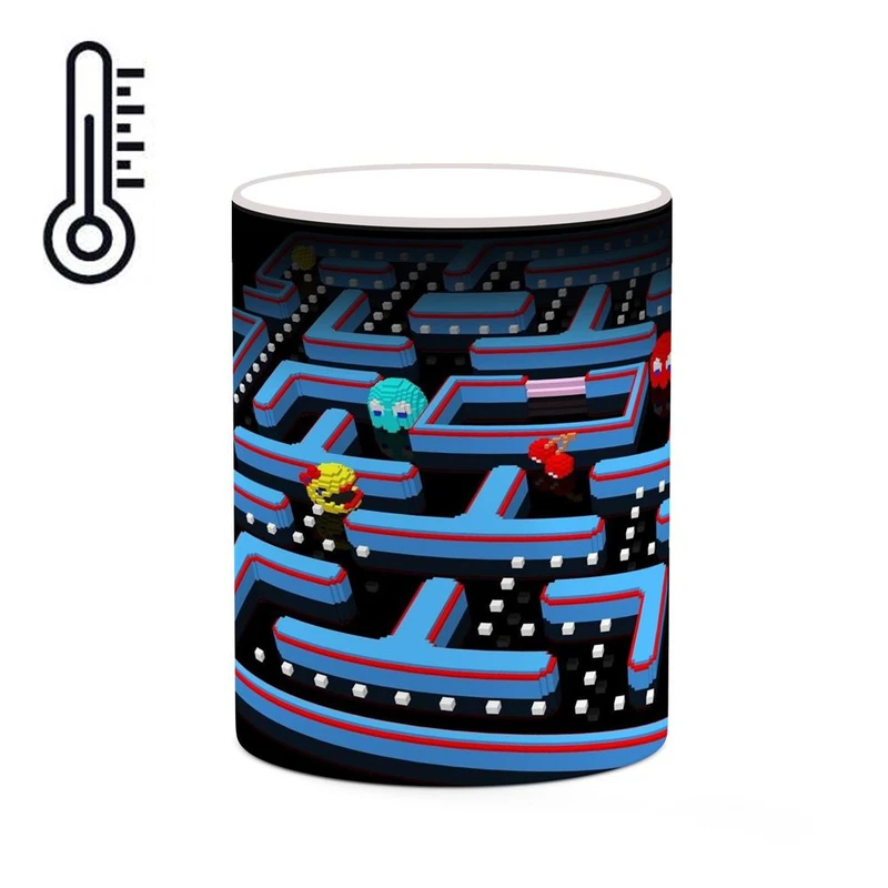 ماگ حرارتی کاکتی مدل بازی Ms. Pac-Man کد mgh29659