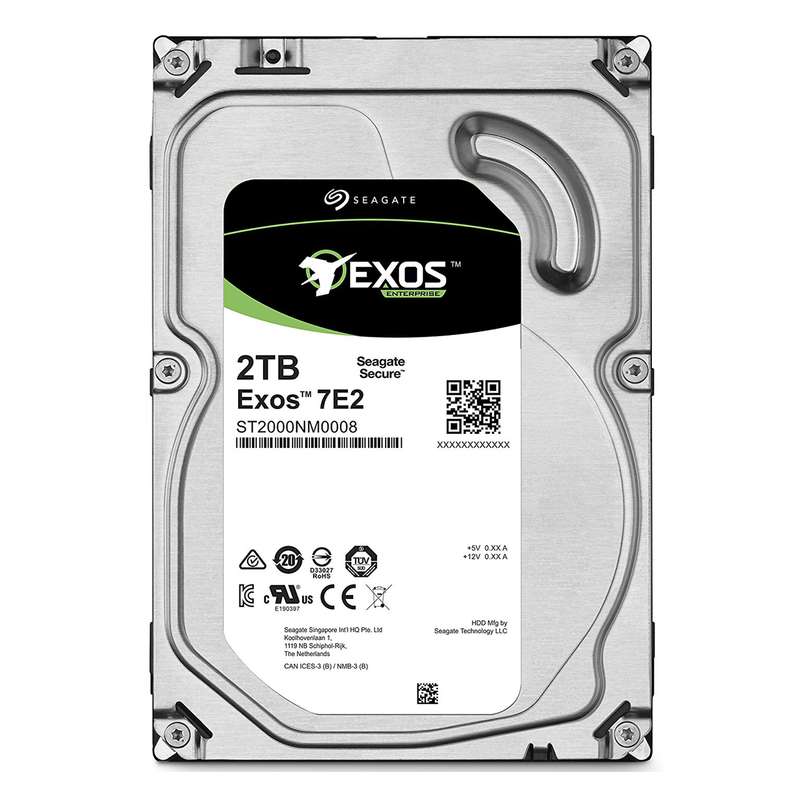هارددیسک اینترنال سیگیت مدل Exos ST2000NM0008 ظرفیت 2 ترابایت هارددیسک اینترنال سیگیت مدل Exos ST2000NM0008 ظرفیت 2 ترابایت
