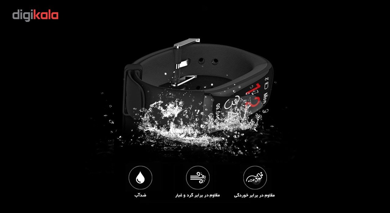مچ بند هوشمند دابل سیکس مدل AK20 Black -  - 3