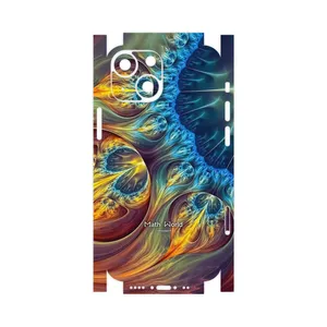 MAHOOT Mathematical Geometric Shape 8-FullSkin Cover Sticker for Apple iPhone 13 Mini
