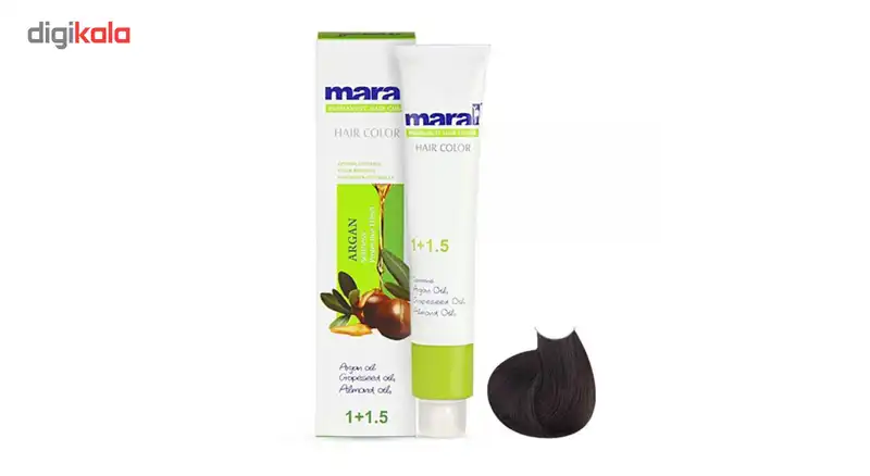 رنگ مو مارال سری دودی مدل قهوه ای دودی تیره شماره 3.1