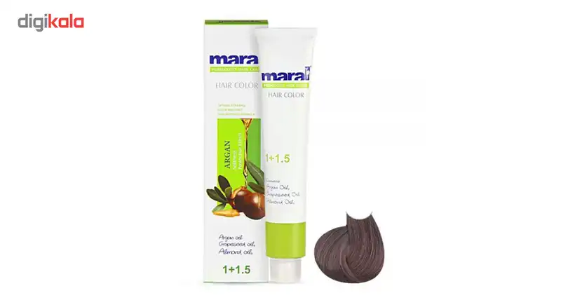 رنگ مو مارال سری دودی مدل قهوه ای دودی روشن شماره 5.1