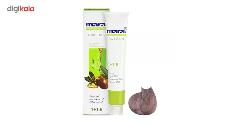 رنگ مو مارال سری دودی مدل بلوند دودی متوسط شماره 7.1