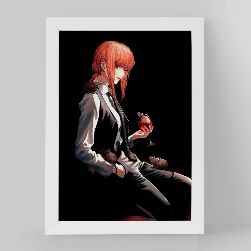 تابلو خندالو مدل ماکیما انیمه مرد اره ای کد 17931