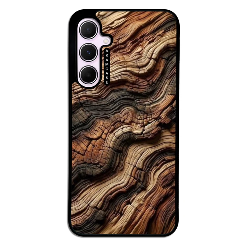 کاور آکام مدل AMC-WSGA35-WOOD-1 مناسب برای گوشی موبایل سامسونگ Galaxy A35