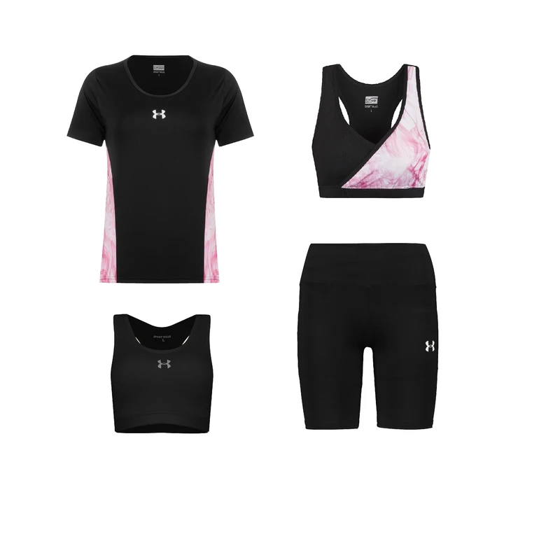 ست چهار تکه لباس ورزشی زنانه مدل 1801-1901-7201-69