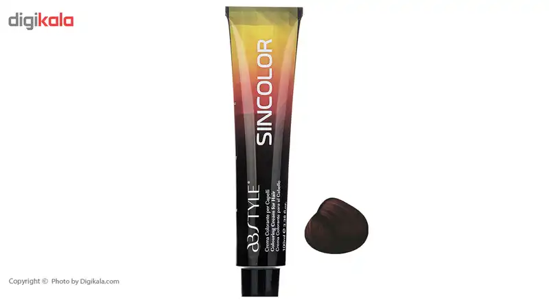 رنگ مو ای بی استایل سری سین کالر مدل ماهاگونی، ماهاگونی تیره شماره 3.5