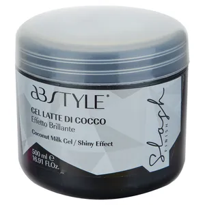 ژل حالت دهنده و براق کننده مو ای بی استایل مدل Coconut Milk حجم 500 میلی لیتر