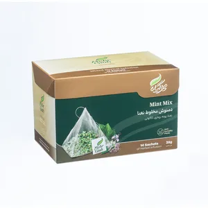 دمنوش گیاهی نعنا مهرگیاه بسته 14 عددی