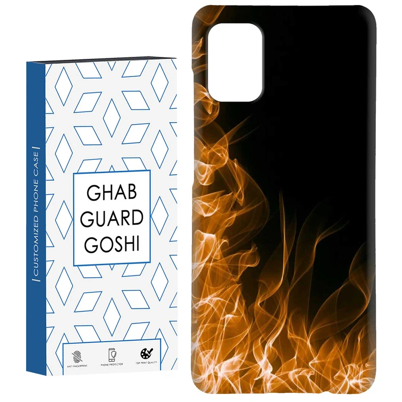 کاور قاب گارد گوشی طرح آتیش کد Dimo-932 مناسب برای گوشی موبایل سامسونگ Galaxy A31