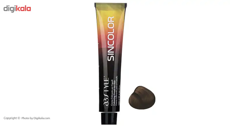 رنگ مو ای بی استایل سری Sincolor مدل Tropical شماره 7.35
