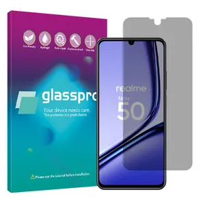 Glass Pro Resistant privacy Screen Protector Suitable for Realme Note 50 Mobile Phone