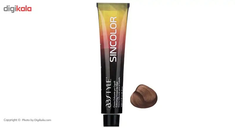 رنگ مو ای بی استایل سری سین کالر مدل مسی، بلوند مسی روشن شماره 8.4