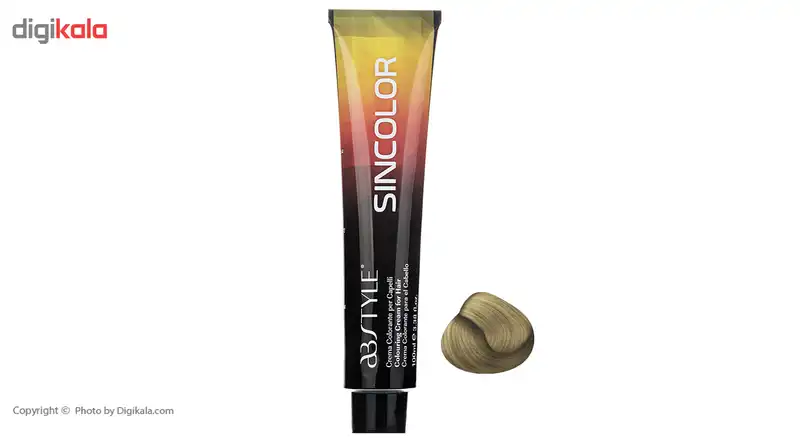 رنگ مو ای بی استایل سری سین کالر مدل زیتونی، بلوند زیتونی خیلی روشن شماره M9
