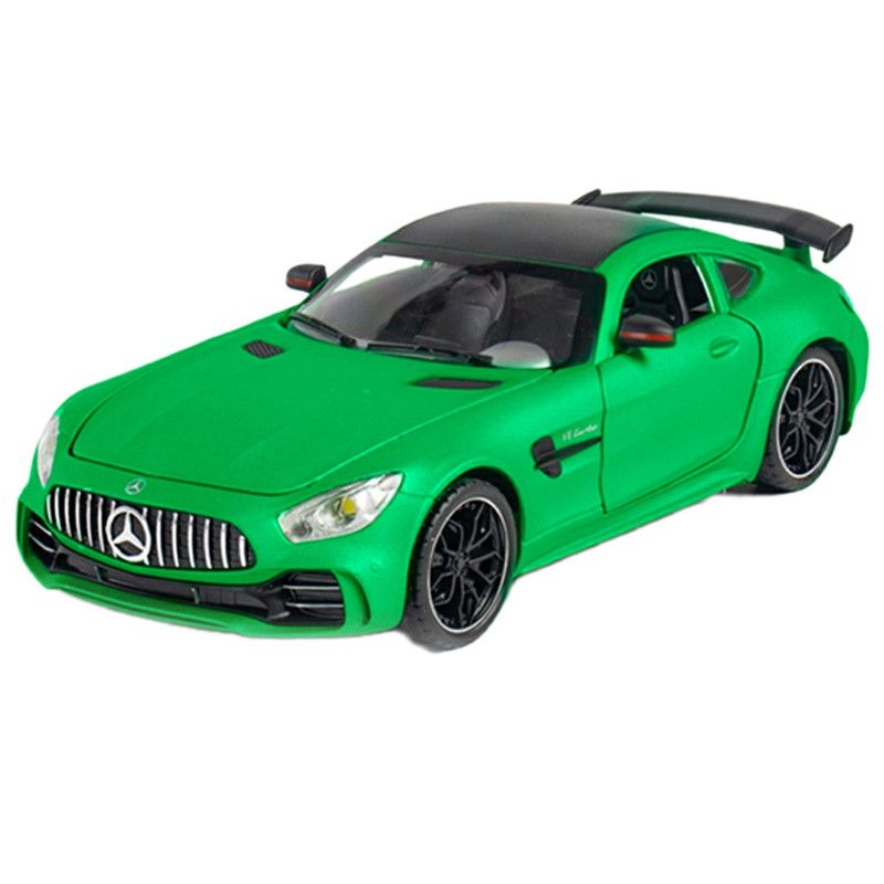 ماکت ماشین مدل فلزی 6درب بازشو موزیکال BENZ AMG GT دودزا -  - 3