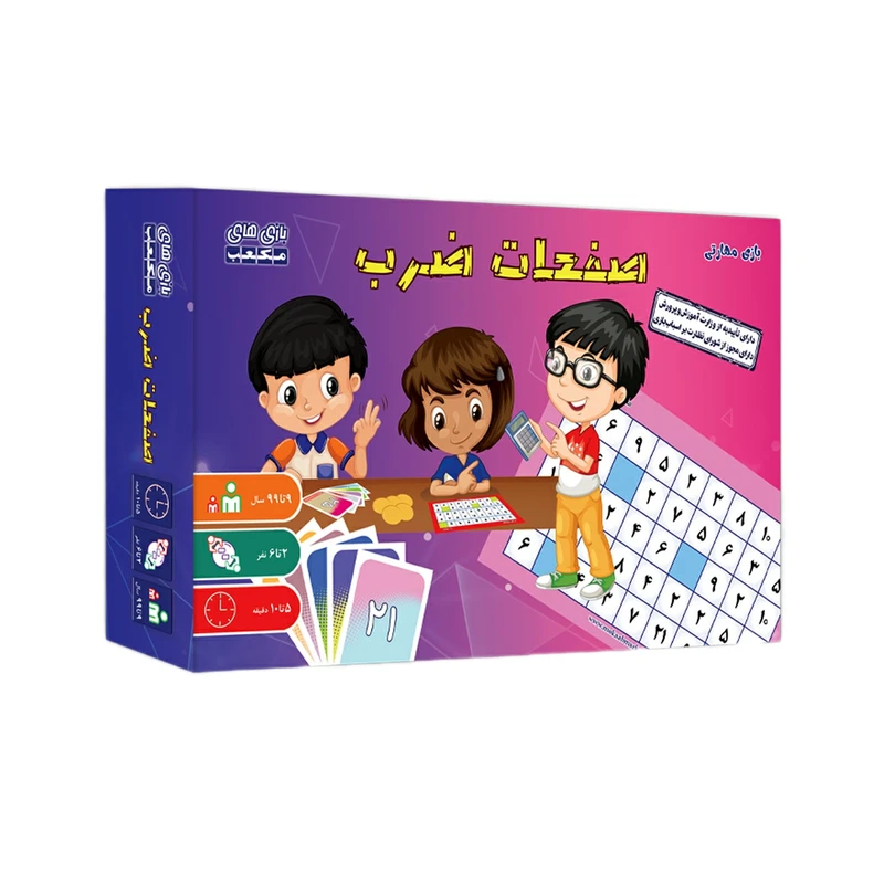 بازی فکری مکعب مدل صفحات ضرب