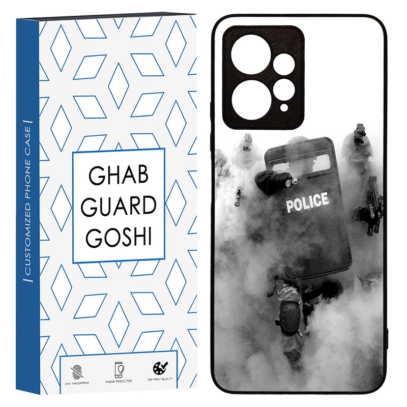 کاور قاب گارد گوشی طرح police کد TPU-136 مناسب برای گوشی موبایل شیائومی Redmi Note 12 4g