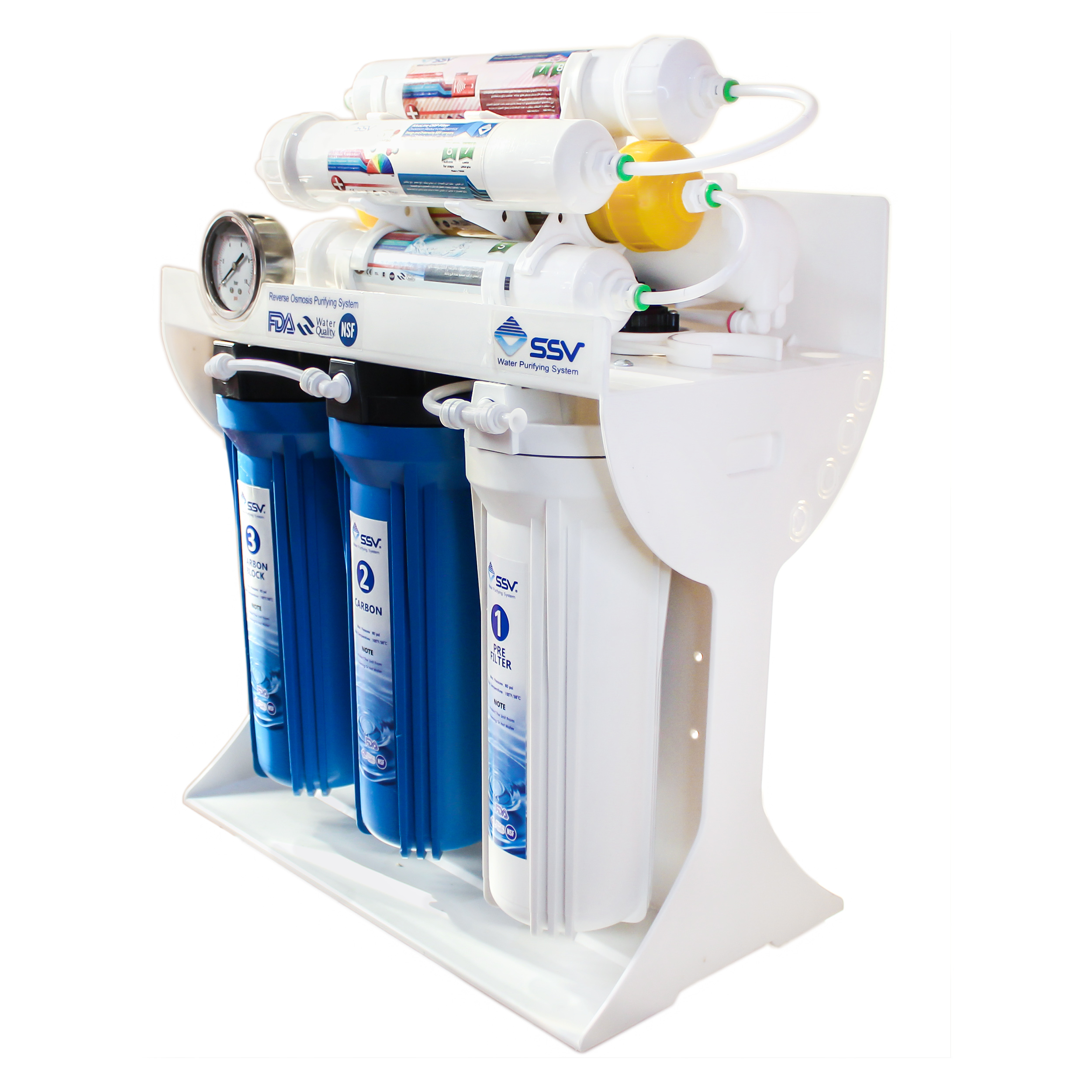 دستگاه تصفیه کننده آب اس اس وی مدل  BlueStar X800 به همراه فیلتر سه عددی و شارژ بسته 3 عددی