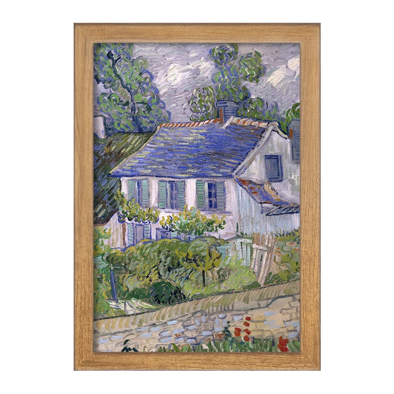 تابلو خندالو مدل نقاشی خانه ای در اور اثر ونسان ونگوگ کد 25465