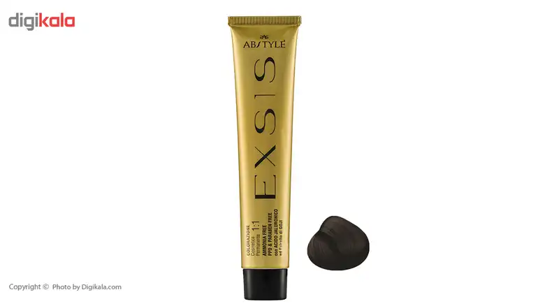 رنگ مو ای بی استایل بدون آمونیاک سری اکسیس مدل دودی,قهوه ای دودی شماره 4.1
