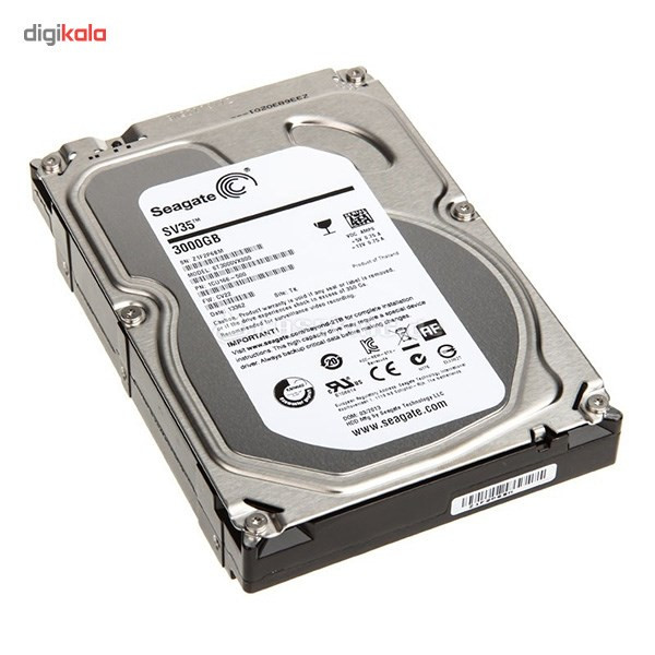 هارد دیسک اینترنال سیگیت مدل SV35.6 ظرفیت 3 ترابایت 64 مگابایت کش ST3000VX000
