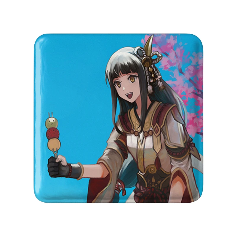 پیکسل خندالو طرح بازی شکارچی هیولا (Monster Hunter) مدل مربعی کد 33250