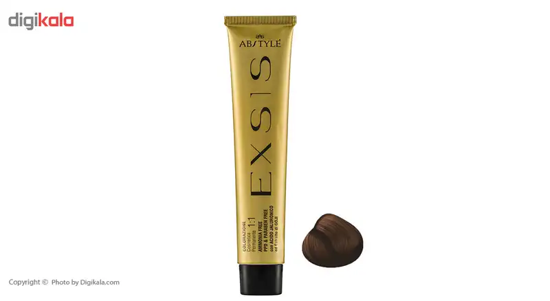 رنگ مو ای بی استایل بدون آمونیاک سری اکسیس مدل طلایی ,قهوه ای طلایی روشن شماره 5.3