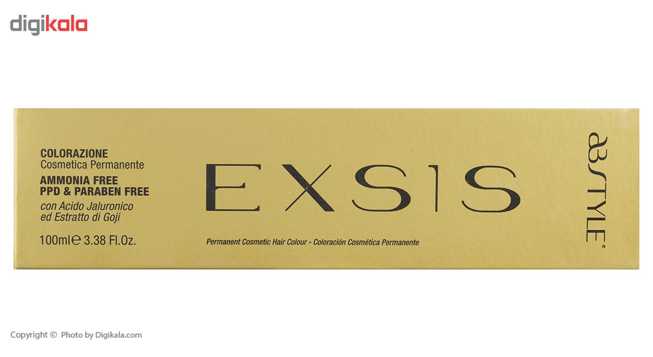 رنگ مو ای بی استایل بدون آمونیاک سری اکسیس مدل مسی,قهوه ای مسی روشن شماره 5.4 -  - 3