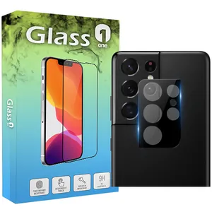 محافظ لنز دوربین گلس وان مدل LNZ3D مناسب برای گوشی موبایل سامسونگ Galaxy S21 Ultra