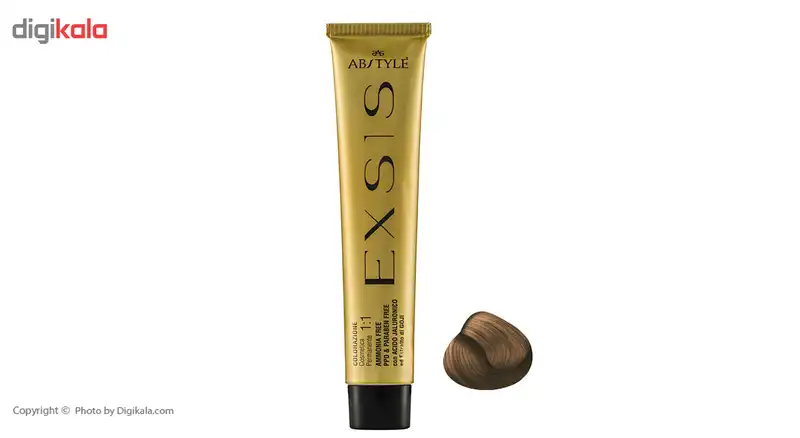 رنگ مو ای بی استایل سری اکسیس بدون آمونیاک مدل پاستل بژ بلوندقهوه ای باستل روشن شماره 8.79