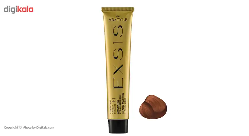 رنگ مو ای بی استایل بدون آمونیاک سری اکسیس مدل مسی,بلوندمسی روشن شماره 8.4