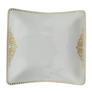 بشقاب میوه خوری چینی زرین ایران مدل مهرگان 