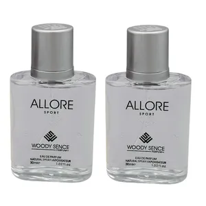 عطر جیبی مردانه وودی سنس مدل الور اسپرت حجم 30 میلی لیتر بسته 2 عددی