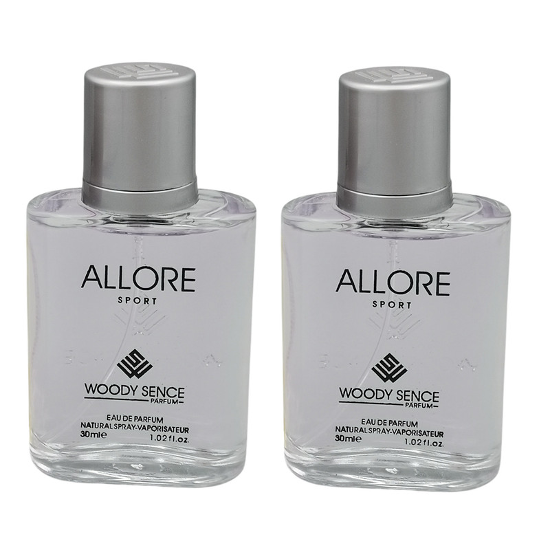 عطر جیبی مردانه وودی سنس مدل الور اسپرت حجم 30 میلی لیتر بسته 2 عددی