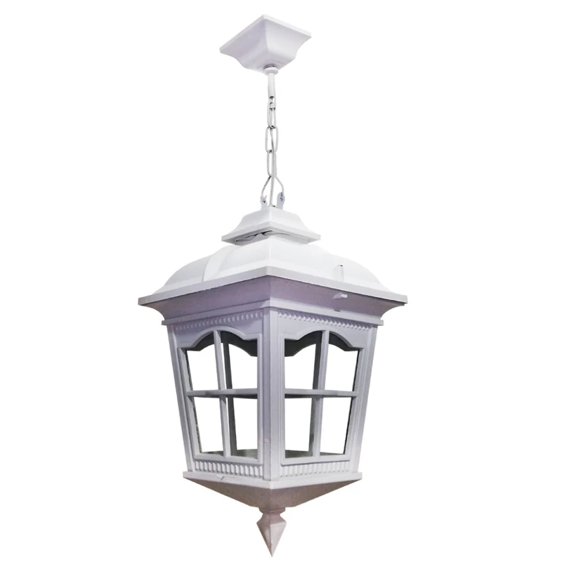 چراغ حیاطی آویز مدل کلبه