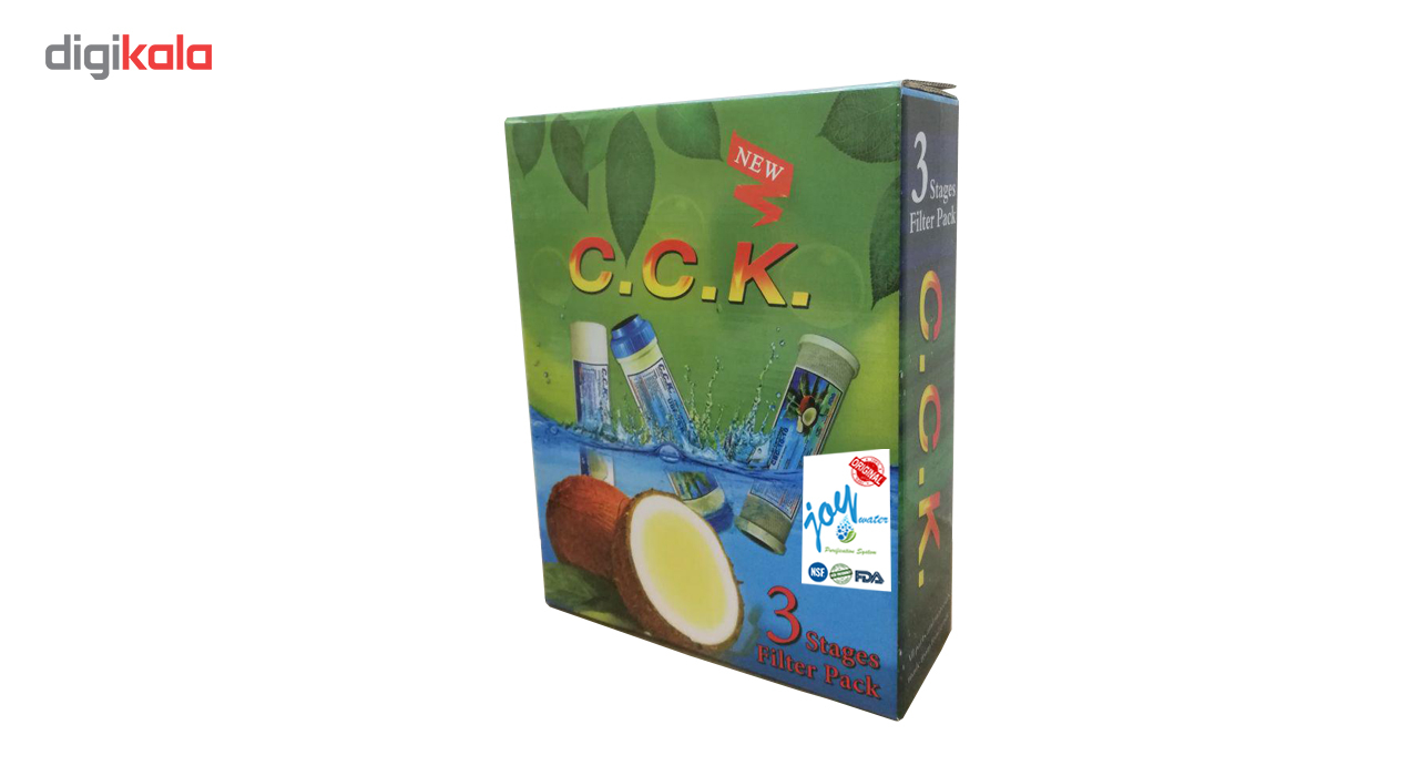 پک 3 عددی فیلتر تصفیه آب جوی واتر مدل سی سی کا نیو فیس