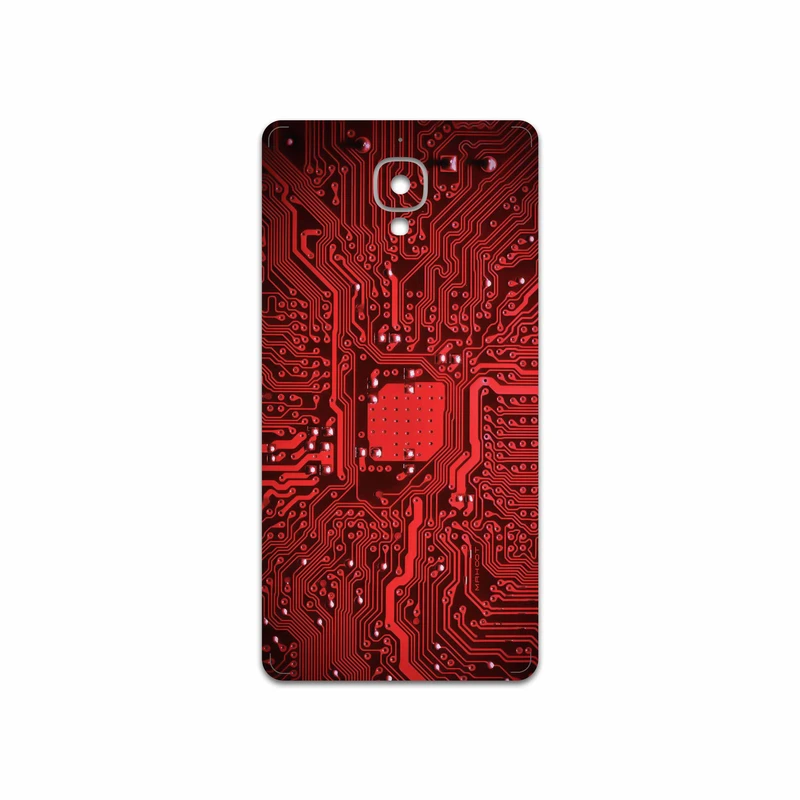 برچسب پوششی ماهوت مدل Red Printed Circuit Board مناسب برای گوشی موبایل وان پلاس 3