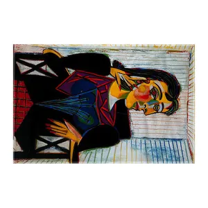 کاغذ کادو ترمه طراحان ایده مدل پرتره دورا مار از پیکاسو کد art0334