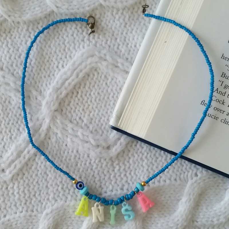 گردنبند دخترانه مدل تابستانی آنیسا کد G227